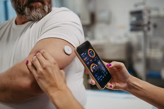 sensor on the hand