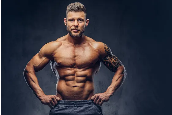 a man in good physical shape