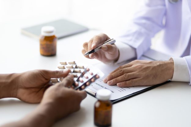taking-medicine-patient Health and medicine consultation